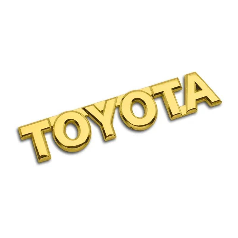 3D ABS Car Trunk Tail Sticker Emblem Badge Decals for Toyota Chr rav4 Yaris prius avensis Corolla Camry Aygo Hrv Prado Hilux