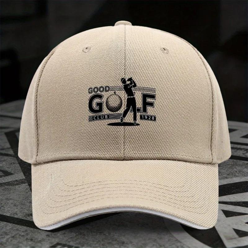 Gute Golfschläger Grafik Baseballkappe Polyester Verstellbar Lässige Kappe Zum Golfen Unisex