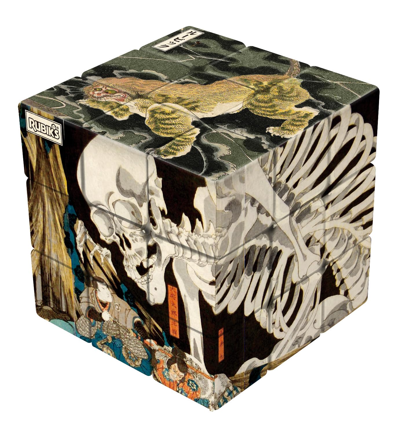 MegaHouse Rubik s Cube Japonais Utagawa Kuniyoshi Yokai Illustrations (Ages 8+)