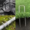 10 Pcs Heavy Duty Galvanized Steel Garden Stakes Rust Resistant Non Slip Washer For Securing Weed Barrier Turf