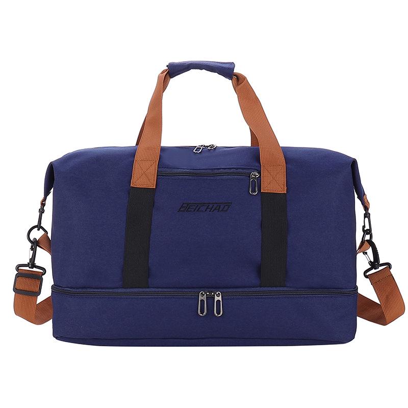 Multi-Compartment Travel Gym Bag: Wet/Dry Separation, Handbag, Carry-On, Outdoor Luggage, Short-Distance Sports Bag