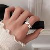 925 Sterling Silver Butterfly Women's Open Ring: Elegant Luxury, Index Finger Design