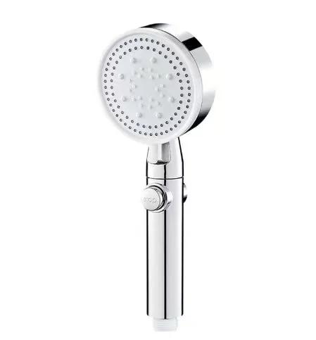 High Pressure Shower Head 5 Modes Adjustable Showerheads with Hose Water Saving One-Key Stop Spray Nozzle Bathroom Accessories