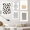 Polka Dots Pattern Prints Neutral Wall Art Picture Modern Minimalist  Geometric Poster Canvas Painting Bedroom Living Room Decor
