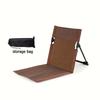 Lightweight Foldable Camping Chair Portable Outdoor Seat With Backrest Storage Bag Lazy Chair Beach Garden Travel Picnic Hiking