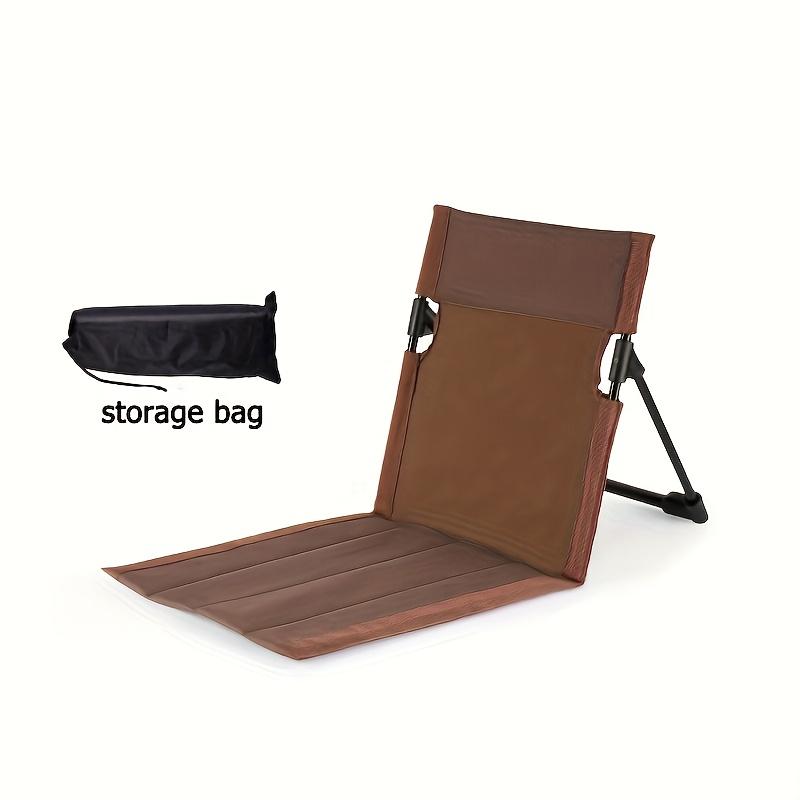 Lightweight Foldable Camping Chair Portable Outdoor Seat With Backrest Storage Bag Lazy Chair Beach Garden Travel Picnic Hiking