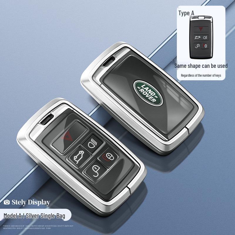 Land Rover Schlüsselhülle: Aluminiumgehäuse für Range Rover Sport, Velar, Evoque, Discovery, Freelander.