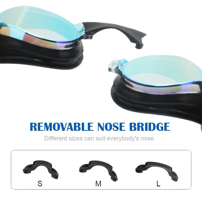 New Arrival Curved Lens Anti Fog Uv Protection Designed Swimming Glasses Swimming Goggles Custom Colors For Wide Vision