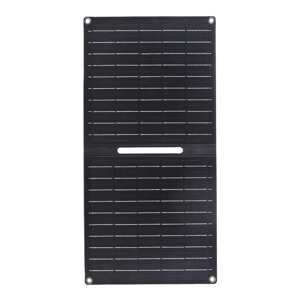 15W 5V Portable Foldable Solar Panel IP67 Waterproof USB and Type-C Outputs Solar Panel Charger for