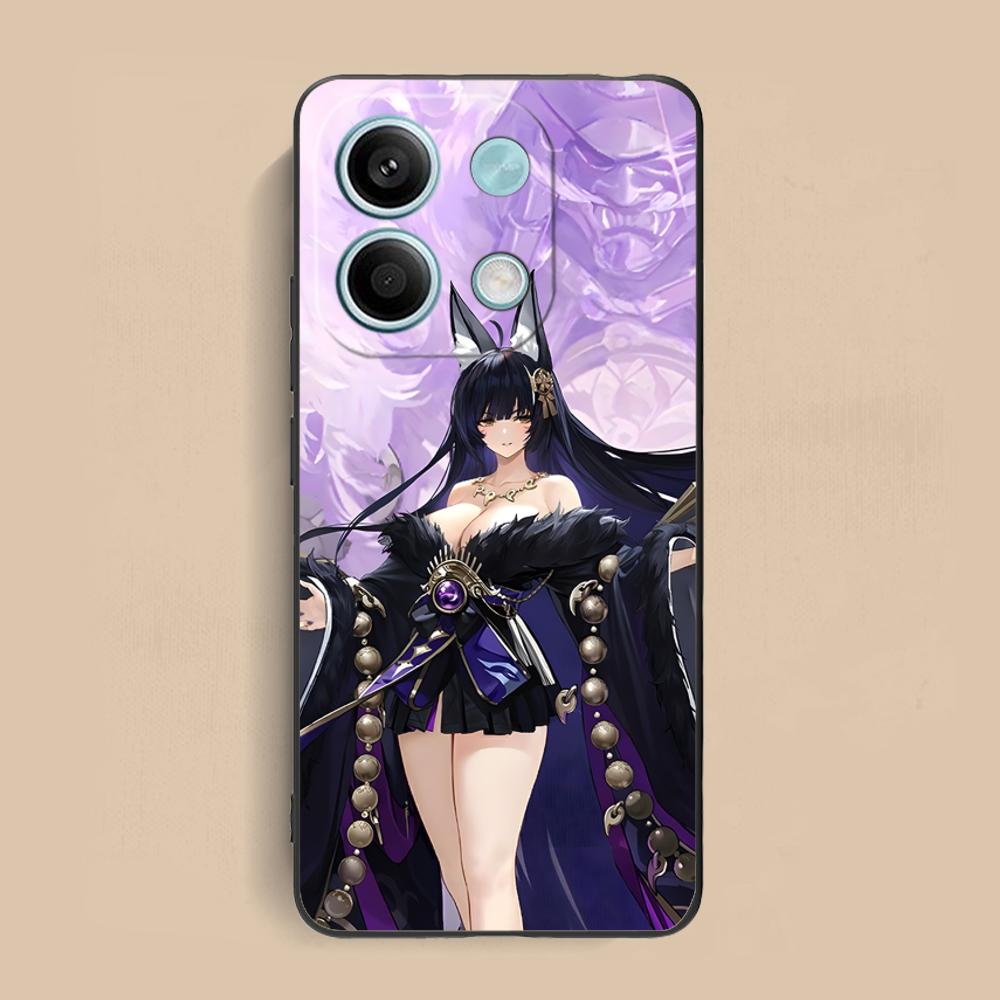 Azur Lane Musashi Matte TPU Mobile Phone Case for Xiaomi Redmi 15 14 13 12 A5 3 2 1 C Plus 4G 5G Colorful Printing Cover