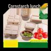 Eco-Friendly 4-Compartment Corn Starch Food Container