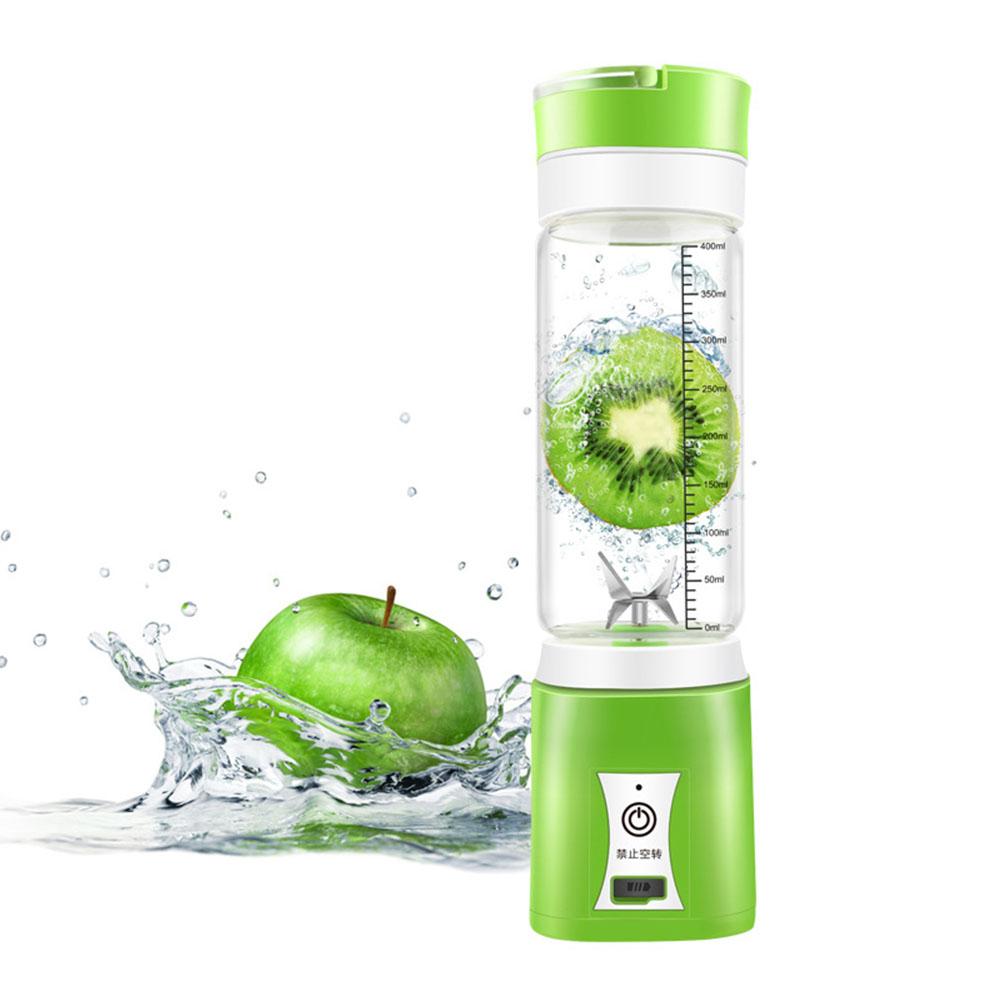 400ML USB Charging Multifunctional Electric Glass Juicer Mini Mixer Blender Vegetables Fruit Reamers Bottle