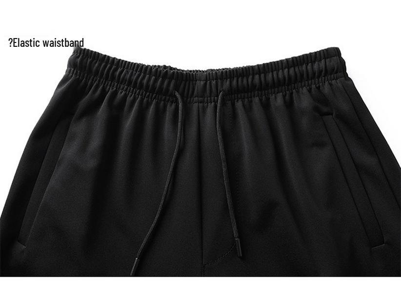 Men's Stand-Up Collar Sportswear Suit: Casual, Trendy, Breathable, Loose-Fit, Short-Sleeved Two-Piece Set