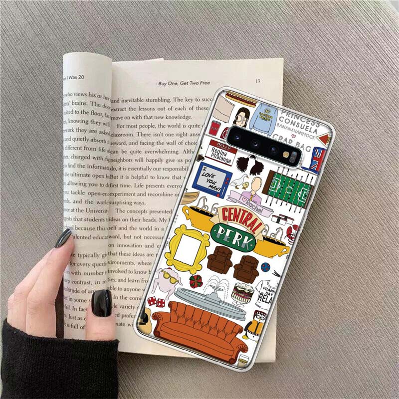 Central Perk Coffee Friend TV Phone Case For Samsung S24 S23 FE S22 S25 Ultra S21 Plus Galaxy S20 FE S25 Edge Cover Capa Soft TP