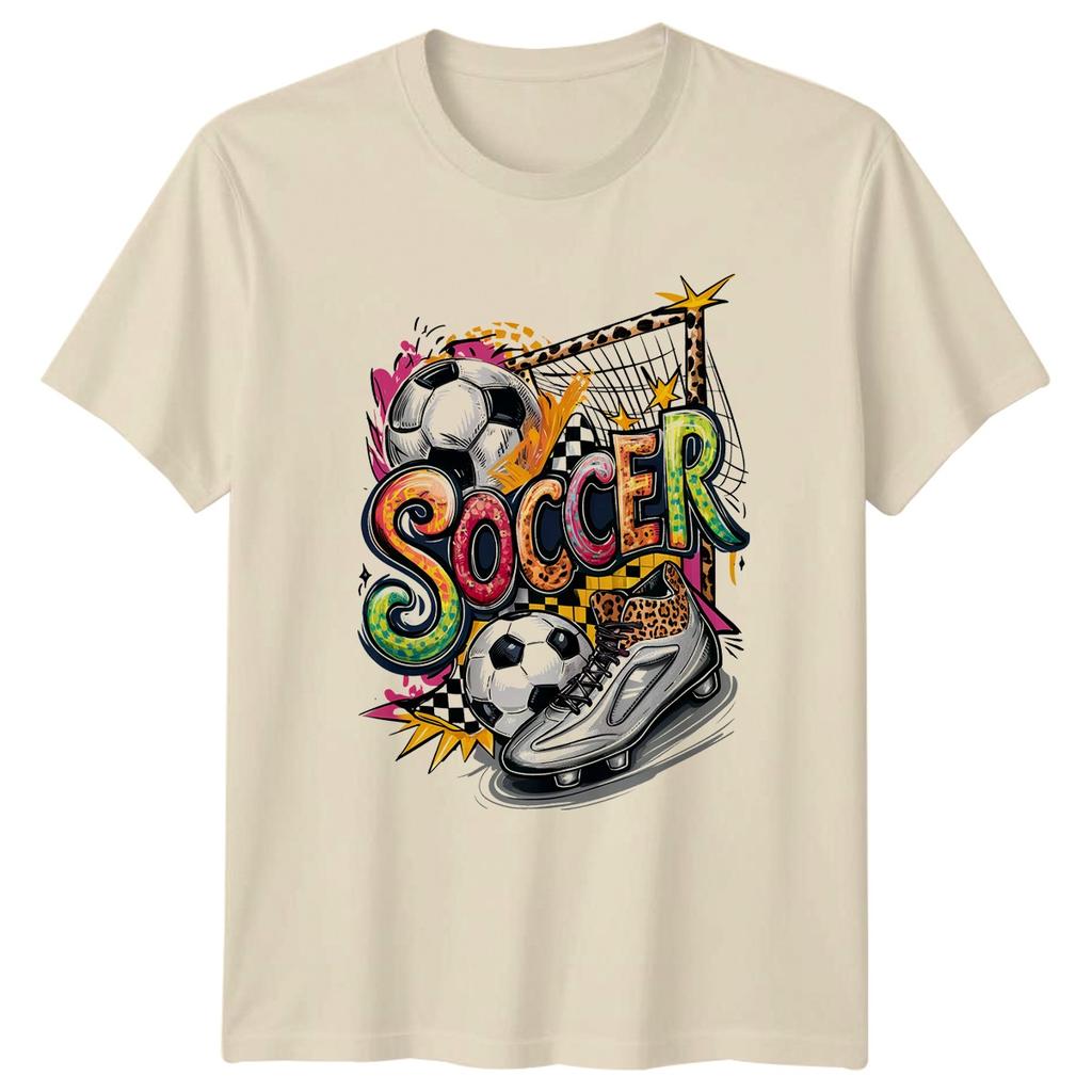 Soccer TShirt Urban Street Art Sports Birthday Gift For Him And Her