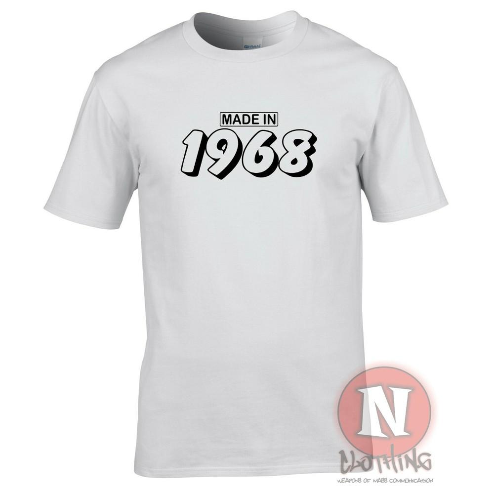 Made In 1968 TShirt Birthday Celebration Present Gift Funny Party Teeshirt