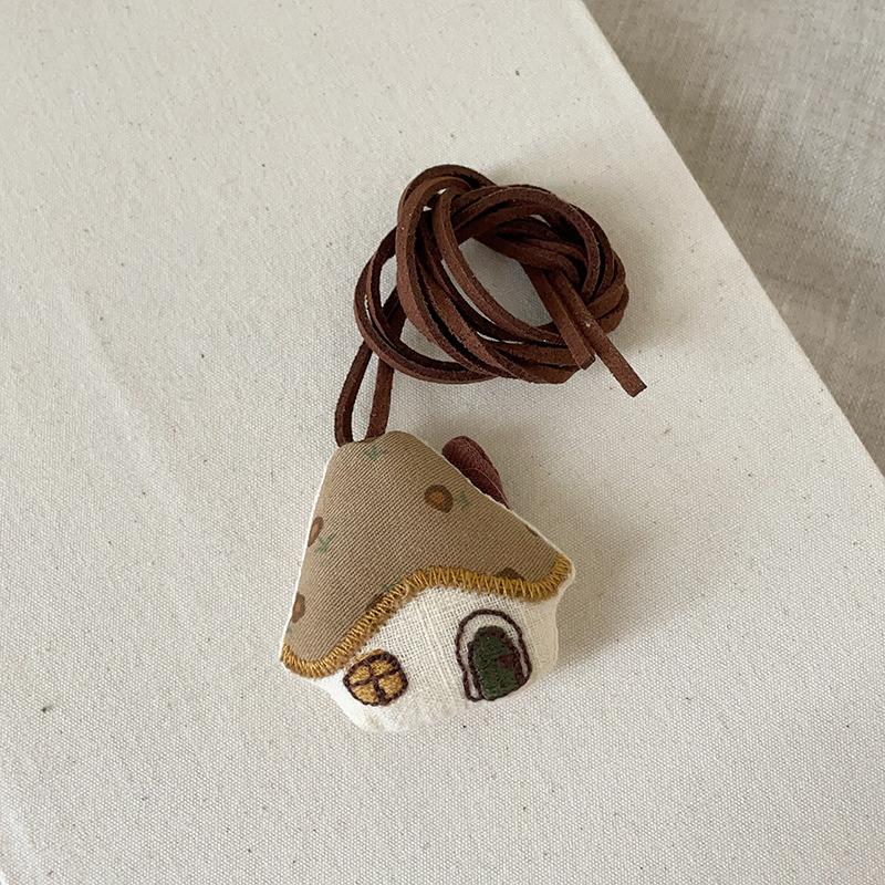 Desene Animate Drăguț Material Pluș Mic Animal Gât Colier Nișă Feminină Literar Retro Concav Lanț Pulover Pandantiv