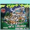 Giocattolo Mattoncini Minecraft per Bambini con Tema Grotta Minecrafter Completo per Gioco Educativo
