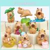 Capybara Alltags PVC Schreibtischspielzeug Sammlerstück für Kinder und Geschenke