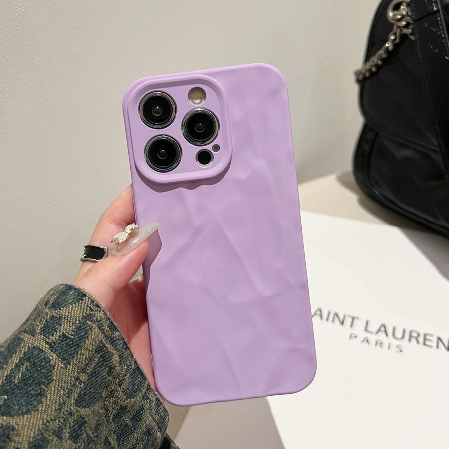 3D texturovaný vrásčitý design v barvě dopaminu a cukrovinek, odolný proti nárazům a ochrannému krytu pro iPhone 16 15 Plus 14 13 12 11 Pro Max XR 7 8 SE3
