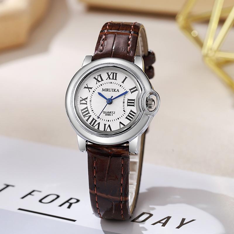 

Бренд Роскошные Женские Часы Атмосфера Римский Циферблат Кварцевые Часы Модные Женские Кожаный Ремешок Наручные Часы Подарок Любви Relógio