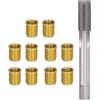 Spark Plug Thread Repair Kit, M12x1.25 Inserts and M14x1.25 Tap Stainless Steel Thread Repair Tool for Automotive Engine