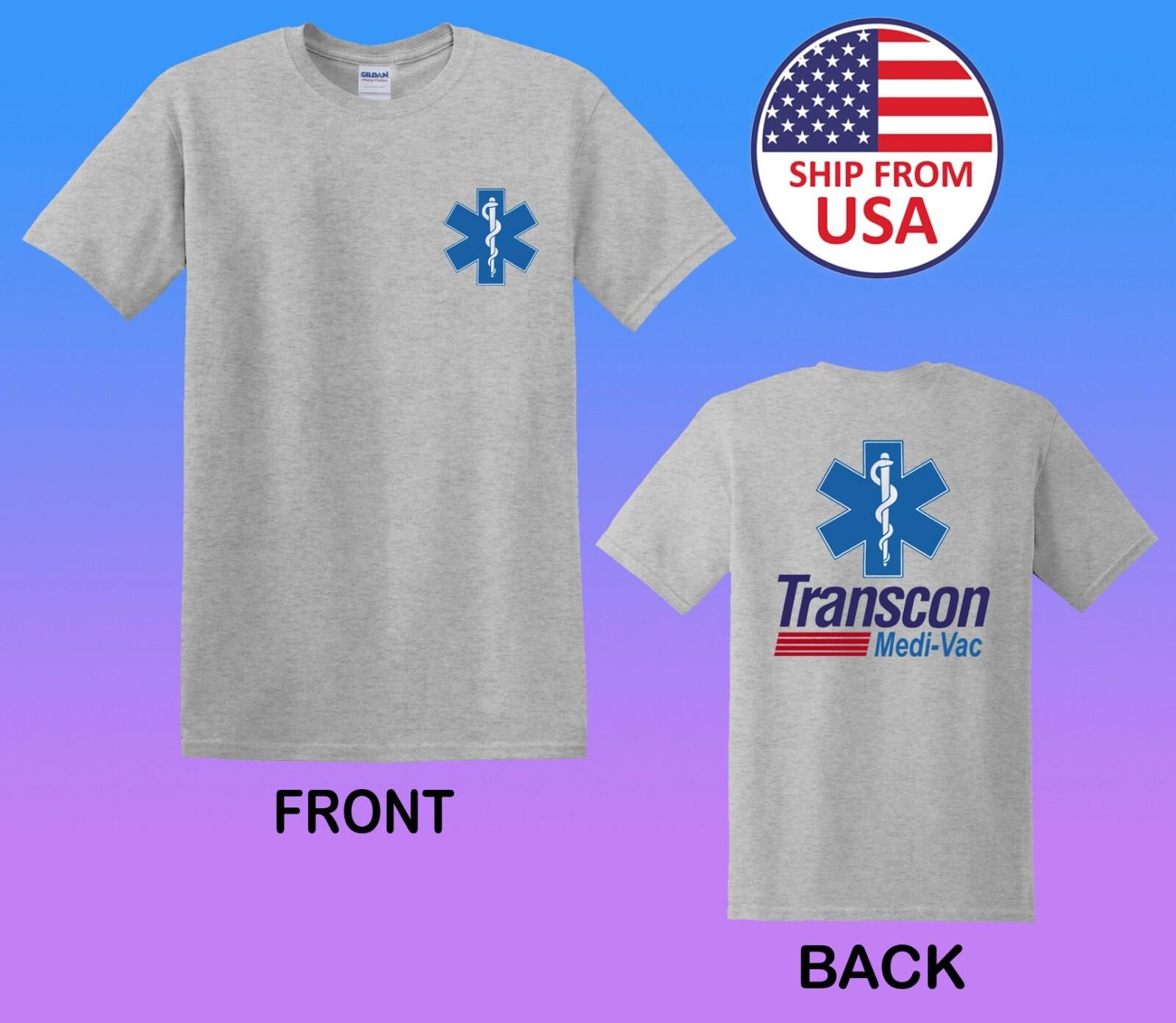 Transcon Medi Vac Medivac Cannonball Run Funny Men s Grey Size S-5XL 4XL