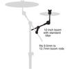 Bras de cymbale - GIBRALTAR - SC-CMBRA - 12" - Clamp robuste - Compatible tige 9,5–12,7 mm
