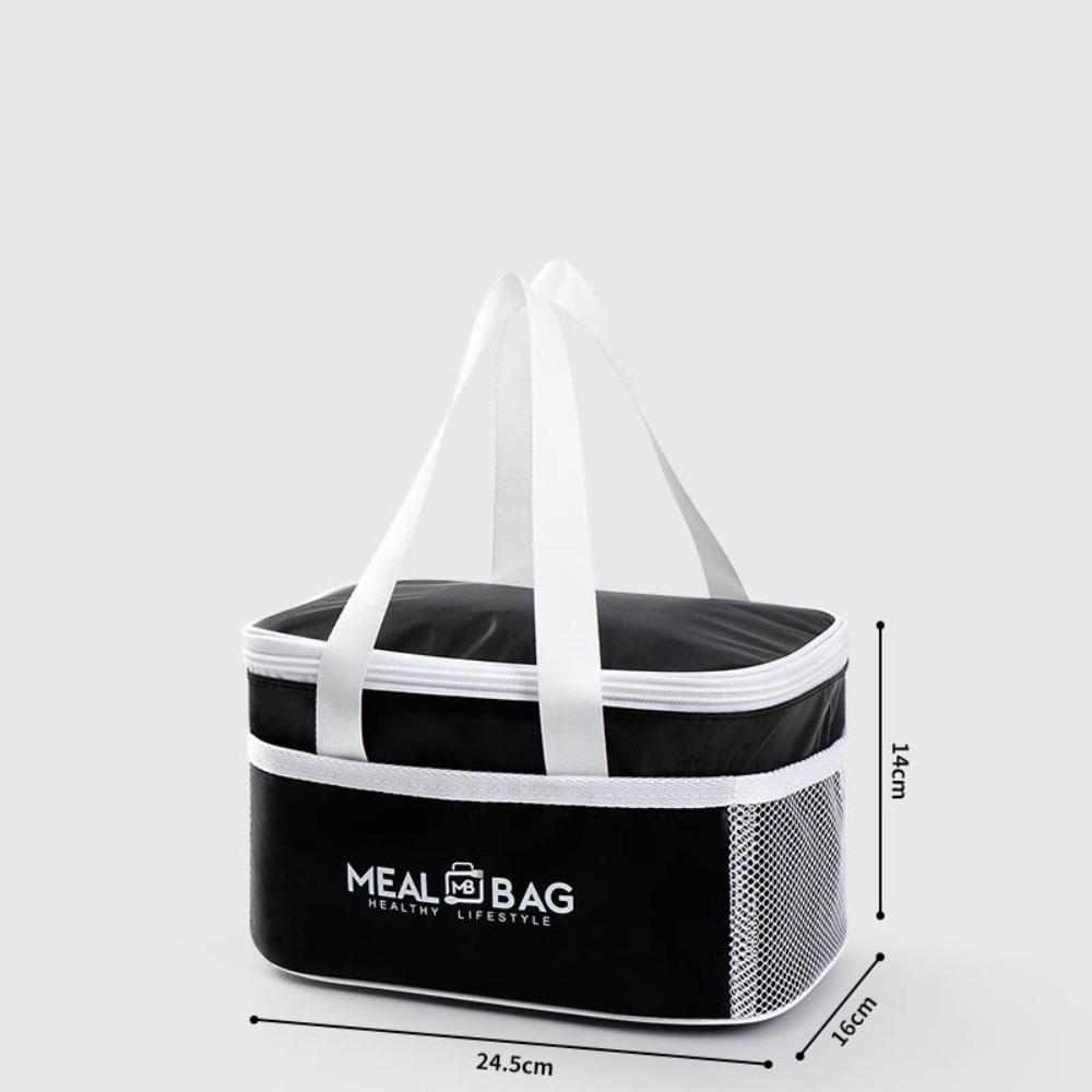 Portable Insulated Lunch Box Storage Bag Large Capacity Waterproof&Dustproof Picnic Handbag Food Thermal Bag