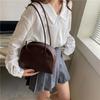 Large Capacity Soft PU Tote Bag Elegant Solid Color Shoulder Bag Square Underarm Bag  Travel
