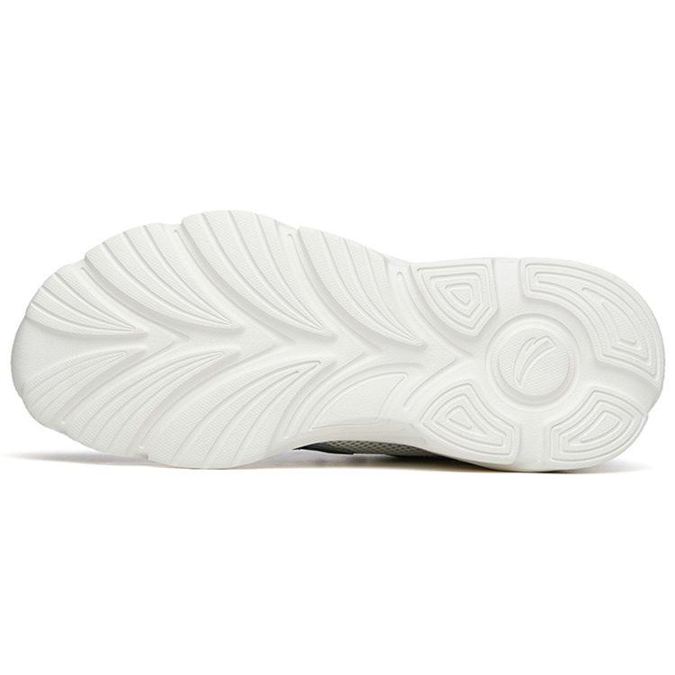 Anta Running Collection Slip Resistant Abrasion Resistant Low Top Running Shoes Men's White Black Green 112225573-1