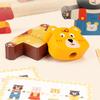 Creative Wooden Stacking Block Colorful Montessori Educational Toys  Cognitive Development