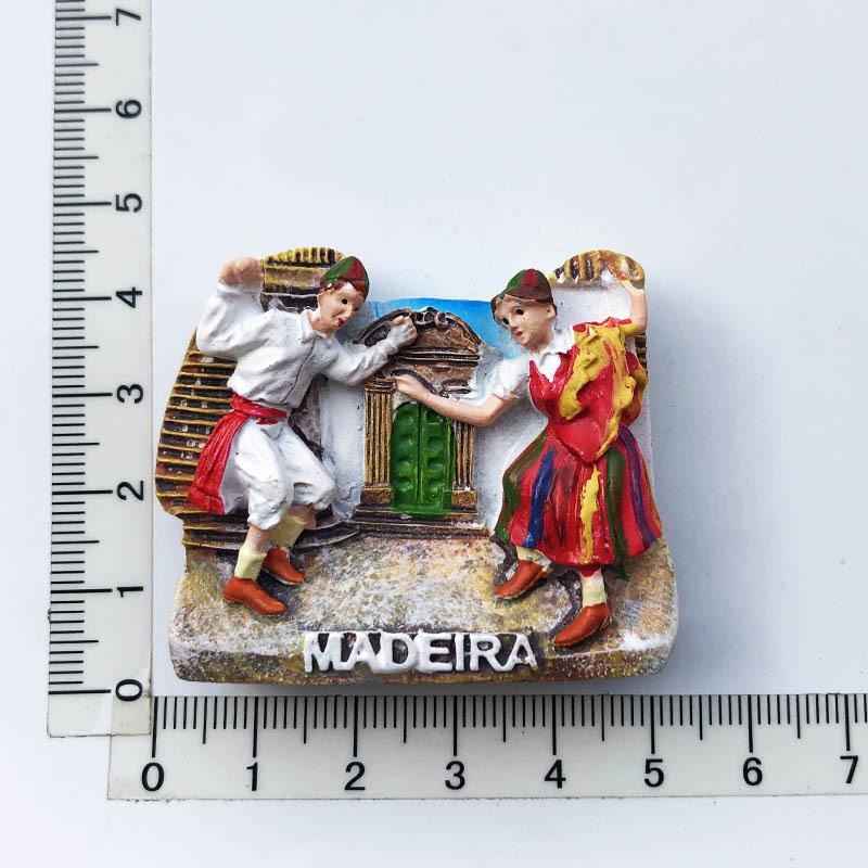 Portugal Lisbon Travelling Fridge Stickers Creative Tourist Souvenirs Home Decor Fridge Magnets Message Board Magnetic Stickers