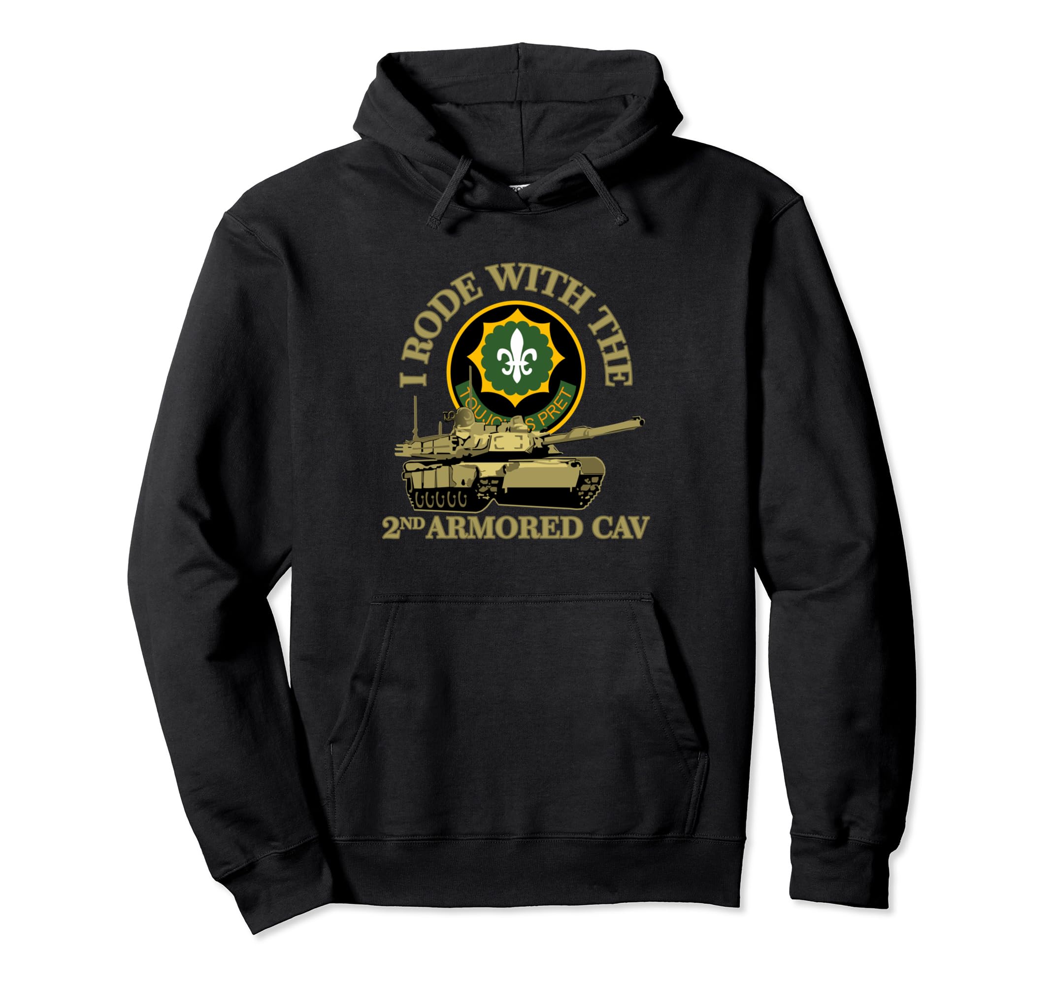 

I Rode With The 2nd Armored Cavalry M1 Tank Veteran Christmas Hoodie