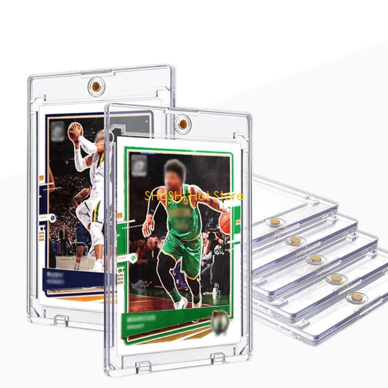 Secured Trading Card Display Transparency Modular Dustproof Protections For Valuable Collections D57B