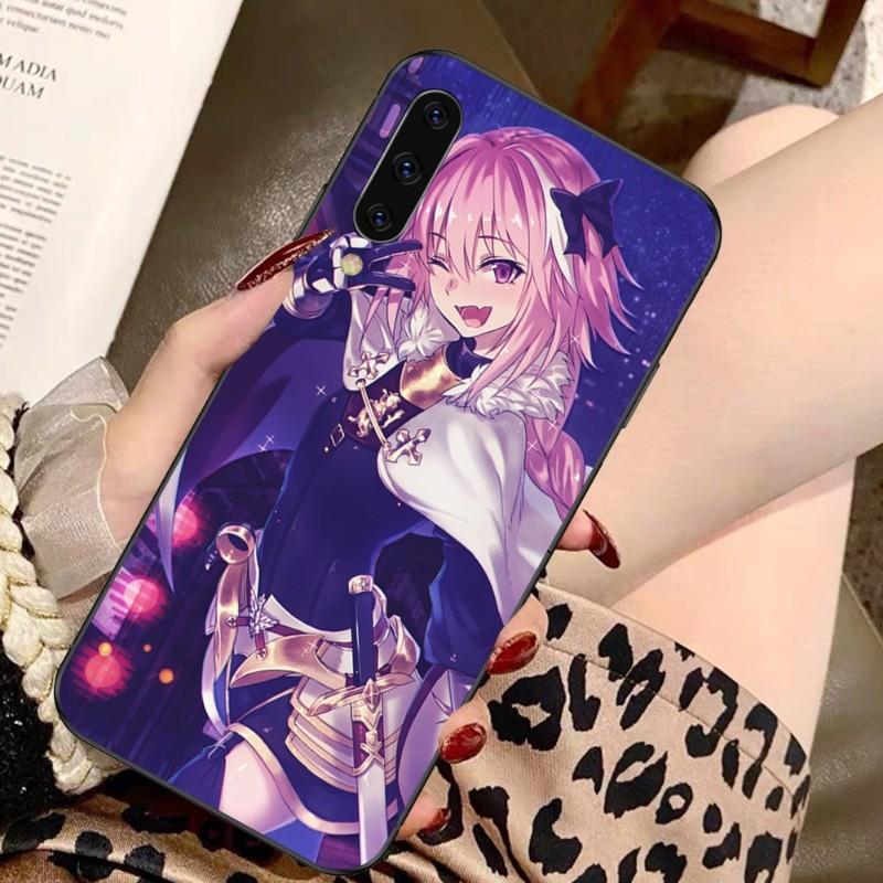 Fate Apocrypha Anime Phone Case For Samsung A91 A81 A73 A72 A71 A30S A20 A12 A13 A52 A53 4G 5G Soft Black Phone Cover