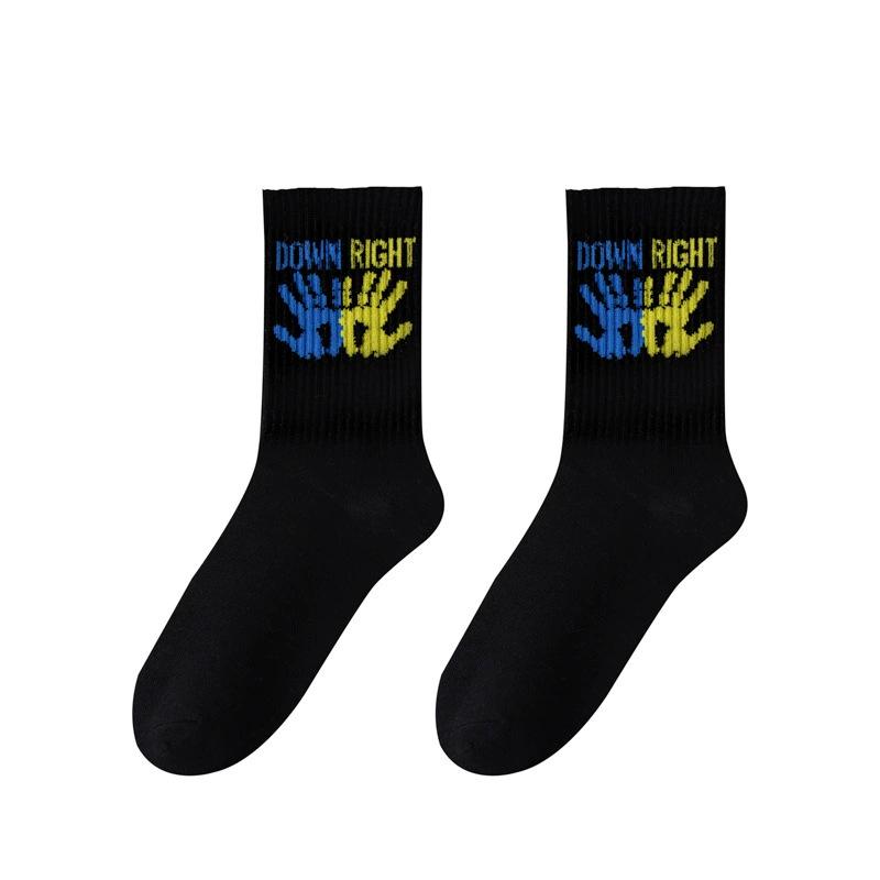 Plus Size Men's Sports Ankle Socks, Sweat-Absorbing, Long Mid-Calf for Autumn/Winter, Unisex Casual Basketball