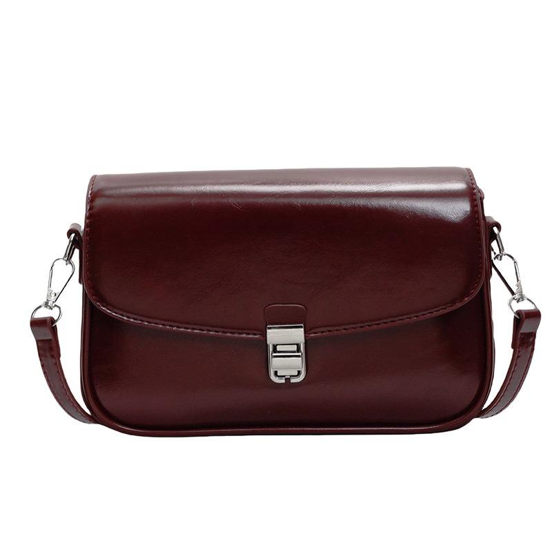 Fashion Versatile Small Square Bag Spring New High-end Simple Casual Shoulder Bag Trendy Messenger Bag