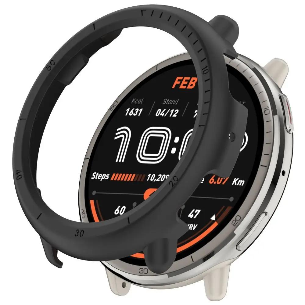 2026 New PC Hollow Protective Case Anti-Scratch Hard Edge Shell Bumper Watch Cover for Amazfit Active 2 Smart Watch Accessories