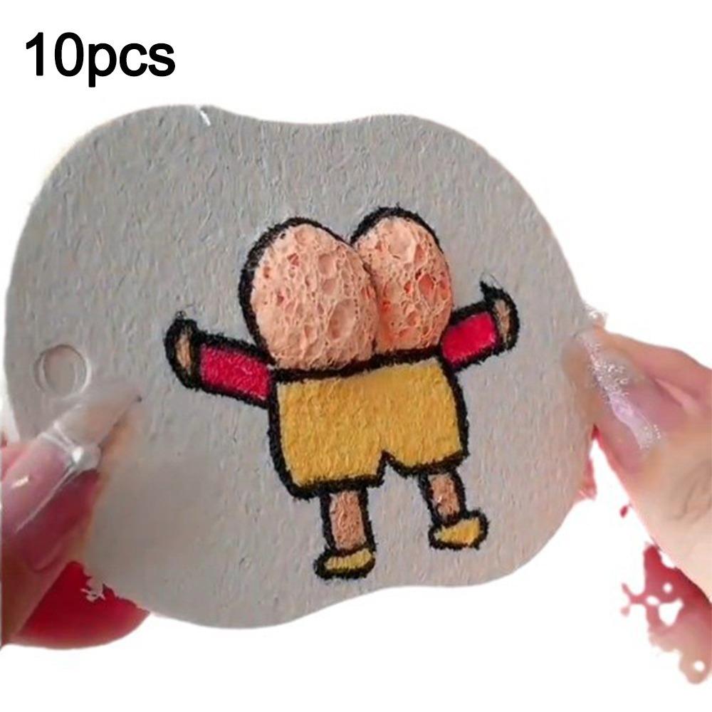 Foam Puffy Texture Paper Educational Toy Facial Cleansing Sponge Magic Drawing Tools  for Children