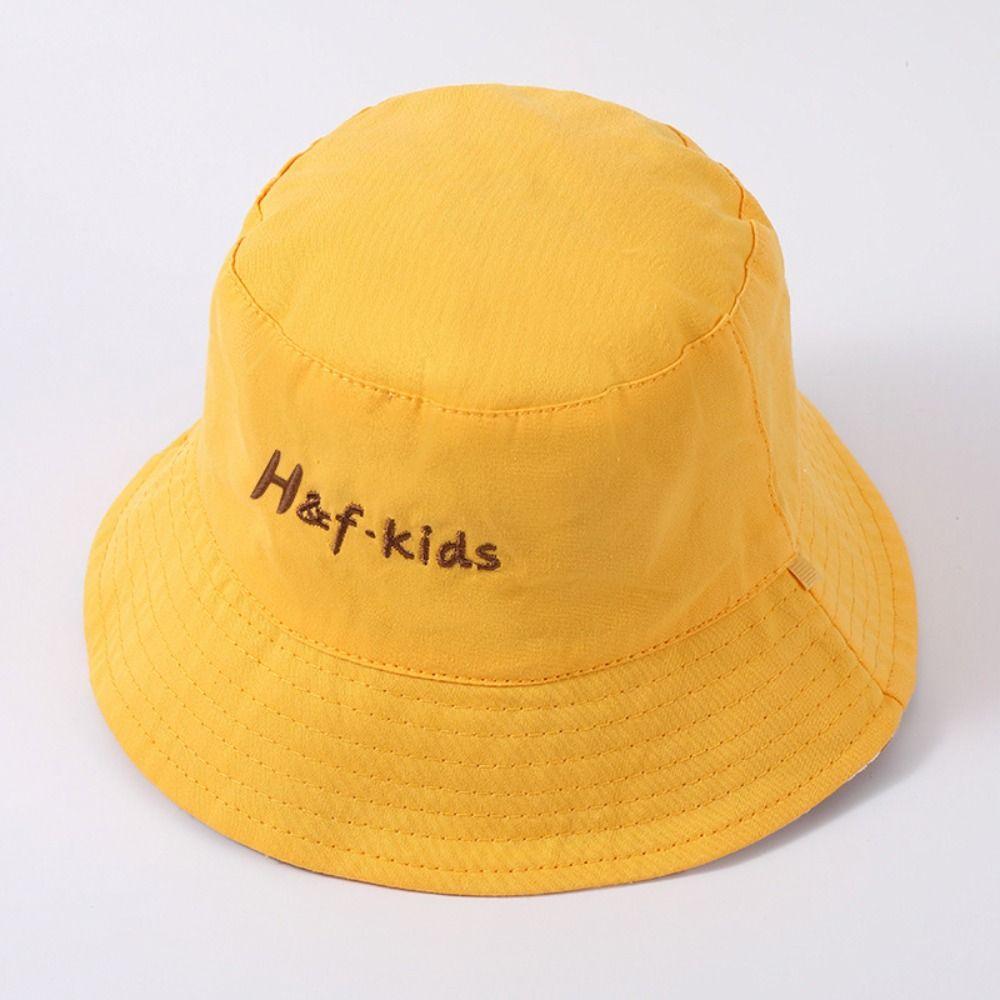 Breathable Baby Shading Hat Cotton Children's Fisherman Hat Fashion Double Sided Kid Sunhat  Baby