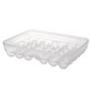 24er/34er Eieraufbewahrungsbox Behälter Deckel Platzsparer Kühlschrank Kunststoff Eierhalter Stapelbar Lebensmittel-Organizer
