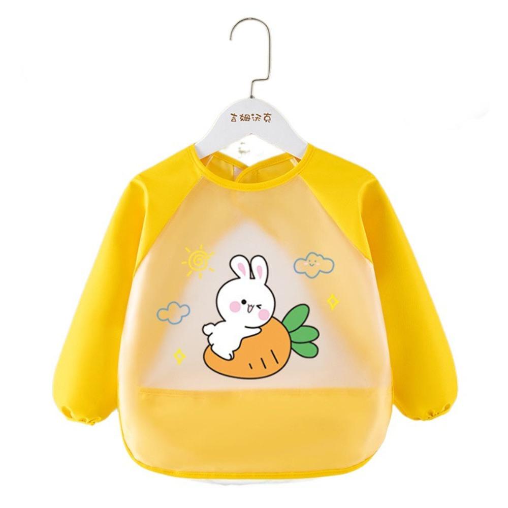 Long Sleeved Saliva Towel Burp Apron Waterproof Baby Bib Burp Clothes Baby Feeding Bib  Children