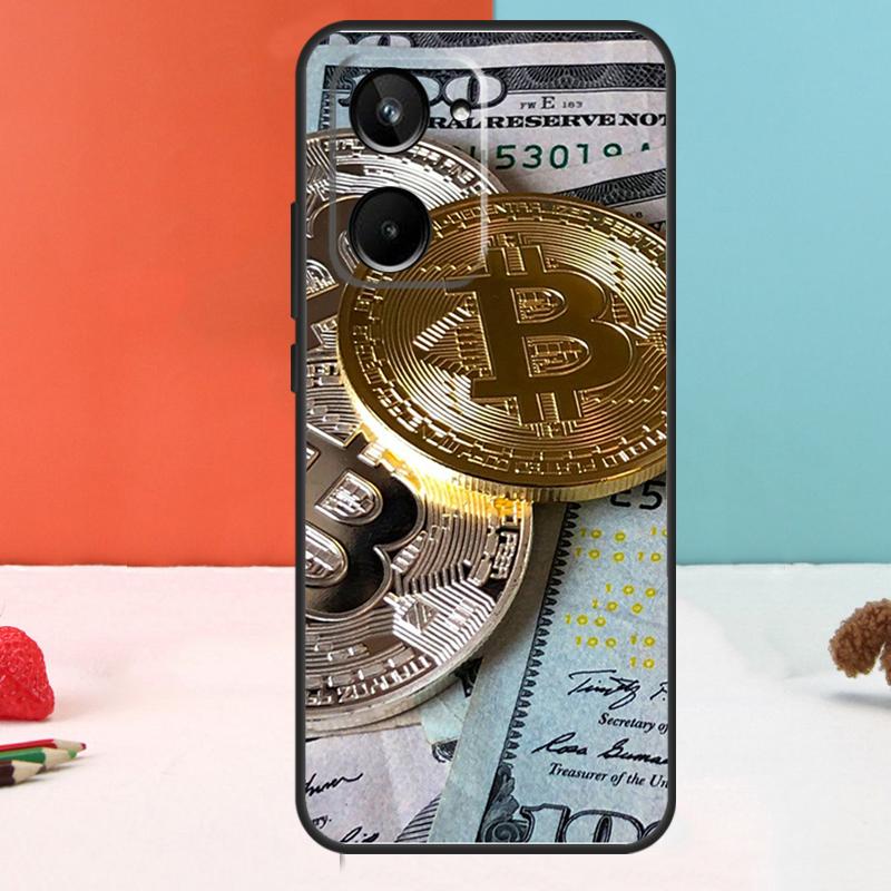 Bitcoin BTC For Realme GT7 Pro GT6 10 11 12 13 14 15 Pro Plus C55 C67 C63 C61 C53 C31 C71 C75 C65 Case