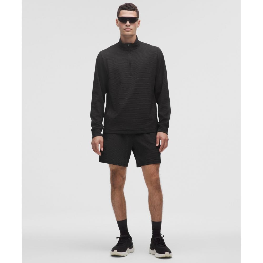 Lululemon Pace Breaker Reflective Linerless Knit Short 7  White Black