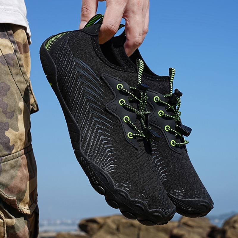 Mens Barefoot Beach Shoes Adult Dabble Climbing Breathable Soft Anti Slip Fashion Outdoor Camping Five Finger Fishing Shoes