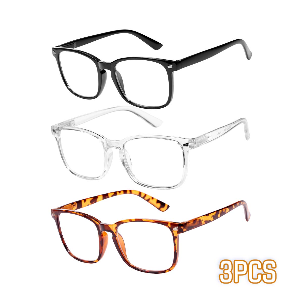 Oversize Auto Focus Reading Glasses Men Readers Glasses Rectangle Classic Frame Lightweight Wear Spring Hinge