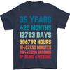 26 35th Anniversary 35 Years T-Shirt 100% Cotton- Unisex T-Shirt