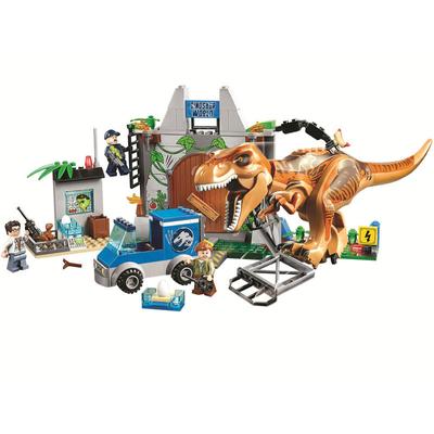 Building Blocks Jurassic World Park Dinosaur Figure Tyrannosaurus Rex Assembly Children's Puzzle Toys