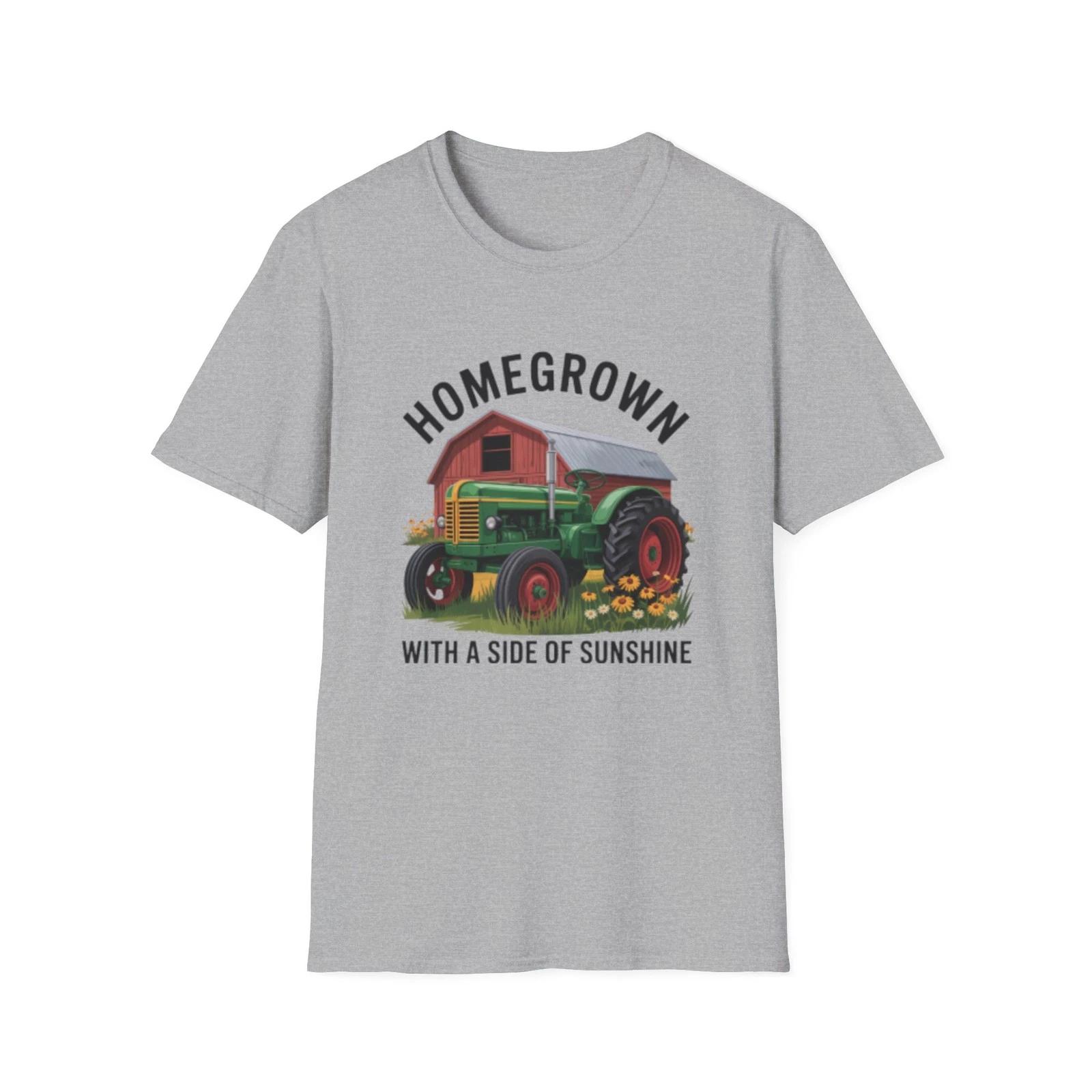 Copy of Homegrown Tractor T-Shirt | Farm Barn Graphic 2XL